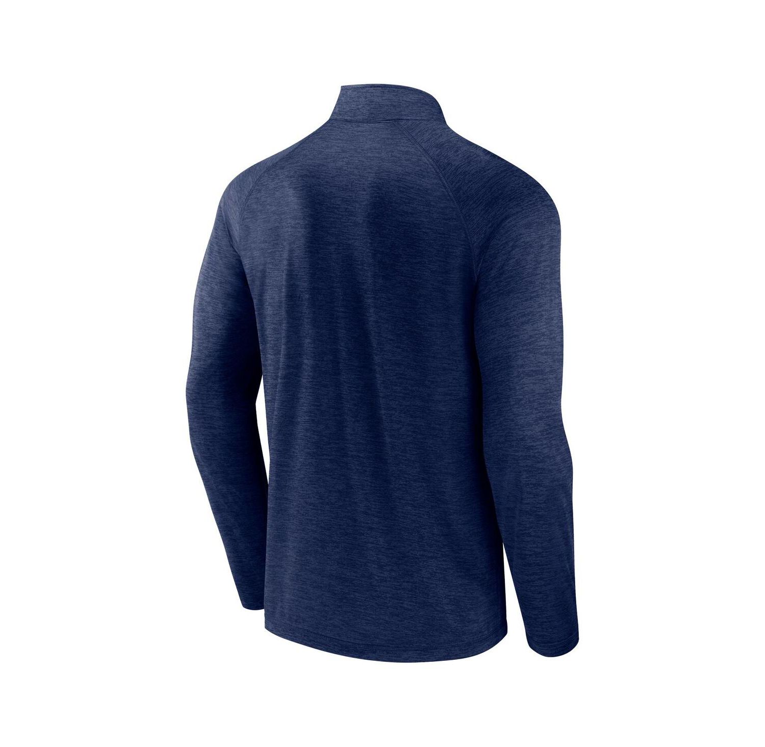 Men's Navy Tennessee Titans Head-to-Head Raglan Quarter-Zip Jacket