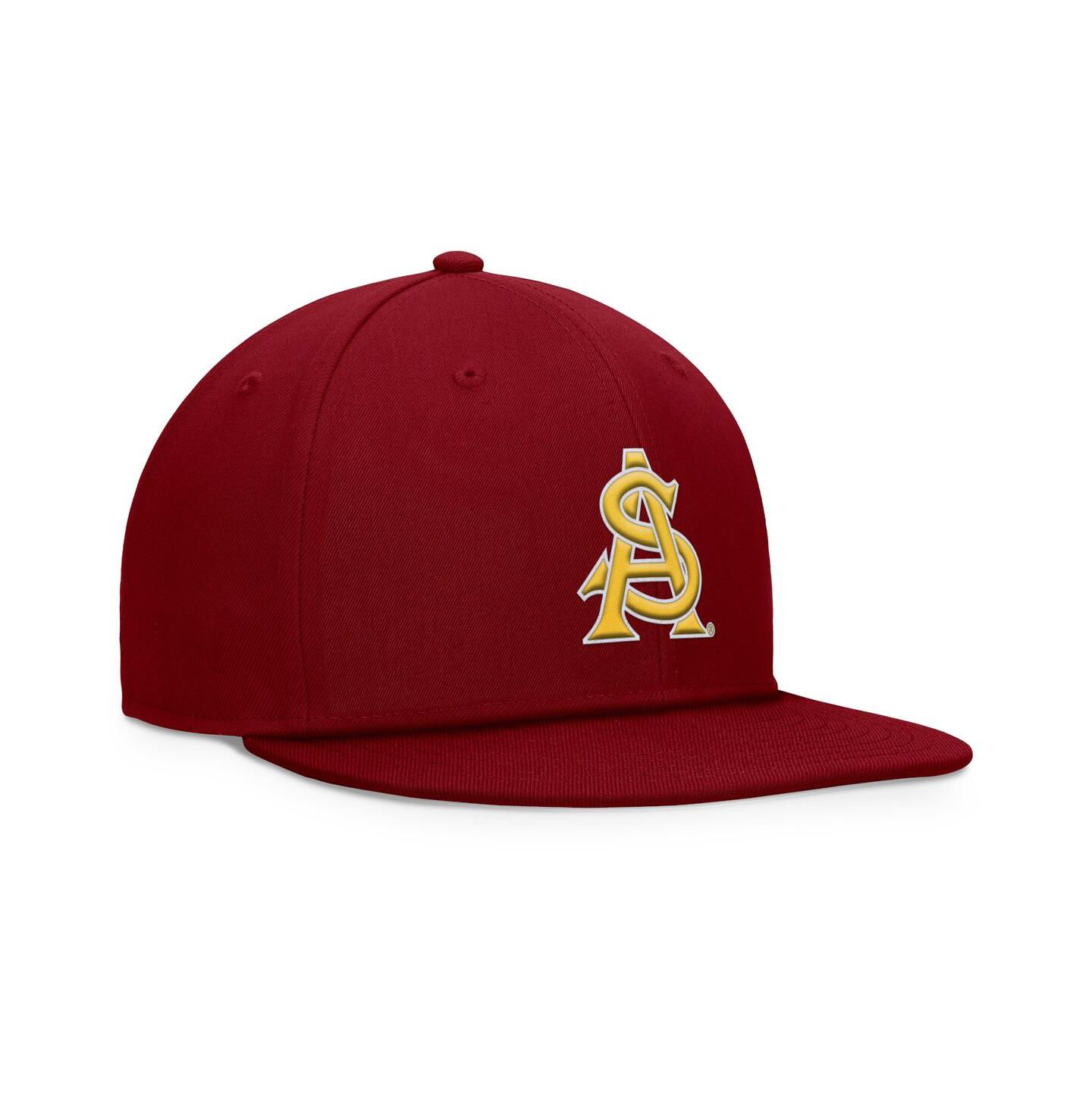Мужская кепка Top of the World Maroon Arizona State Sun Devils Fundamental Snapback Hat — фото 3