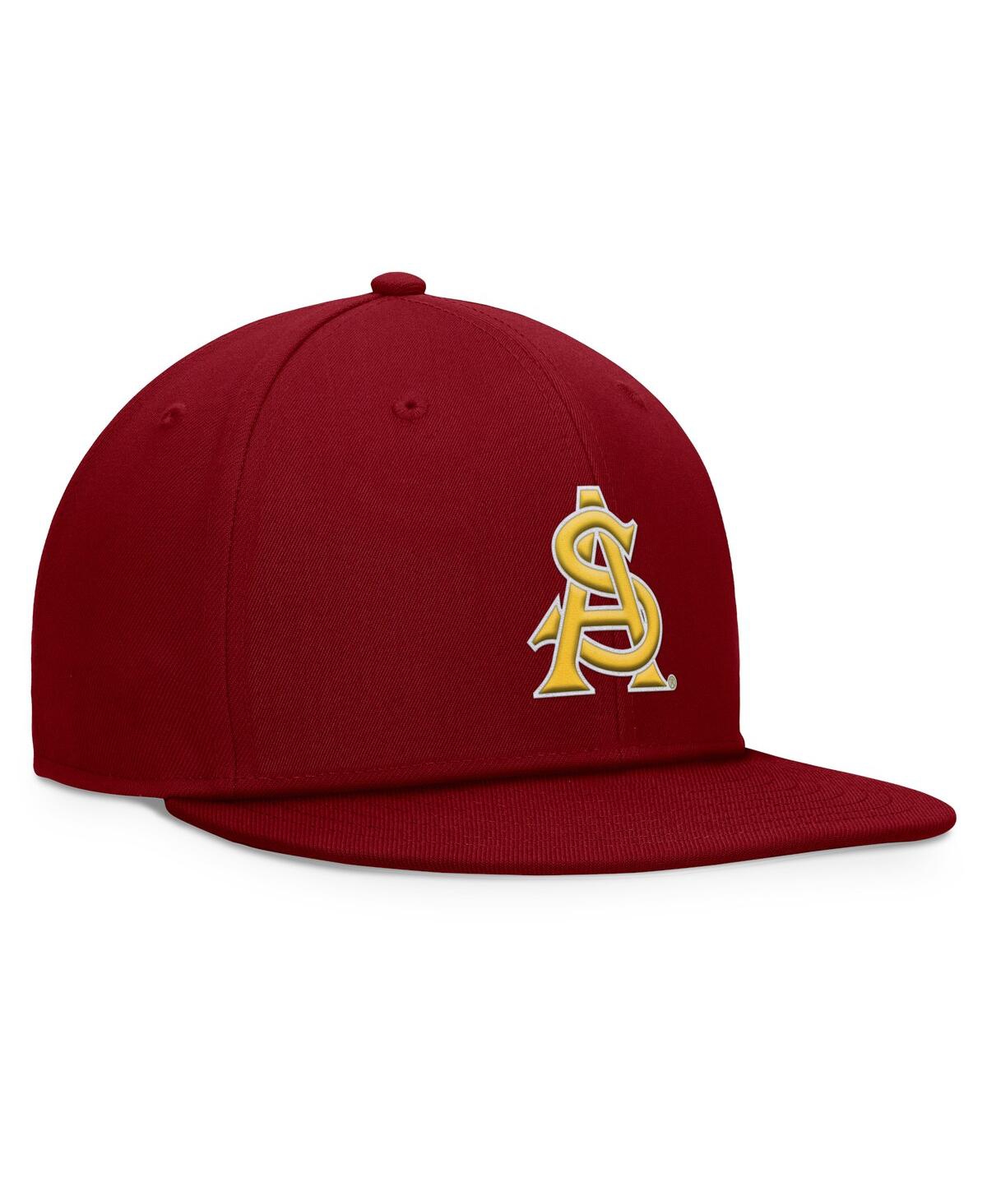 Top Of The World Men's Maroon Arizona State Sun Devils Fundamental Snapback Hat In Maroon