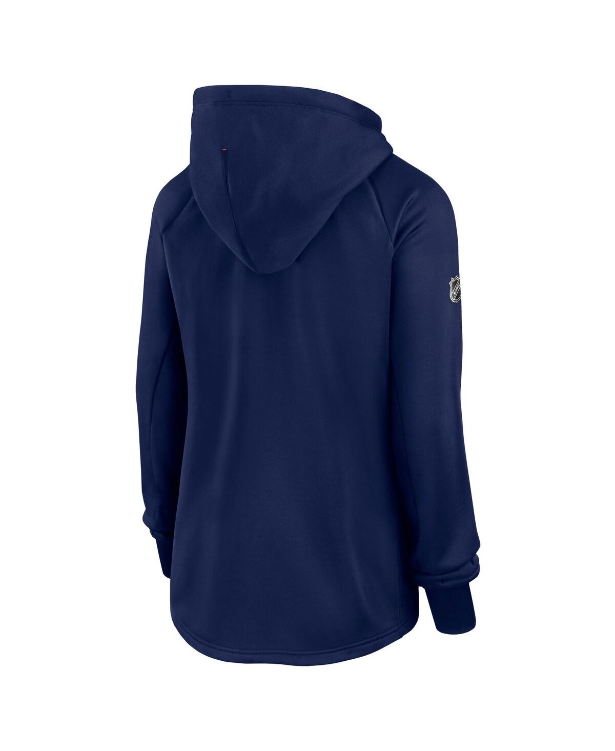 Fanatics Women's Navy New York Rangers Authentic Pro Rink Fleece Full-zip Jacket In Navy