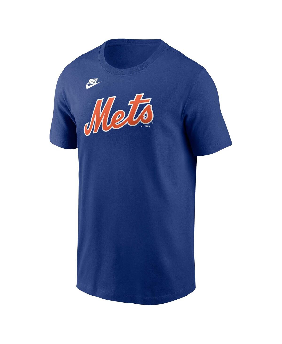 NIKE MEN'S DWIGHT GOODEN ROYAL NEW YORK METS COOPERSTOWN COLLECTION FUSE NAME NUMBER RETIREMENT T-SHIRT 