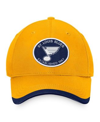 Men's Gold St. Louis Blues Fundamental Adjustable Hat