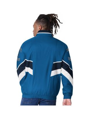 Men's Blue Minnesota Timberwolves Captain Oxford Full-Zip Jacket