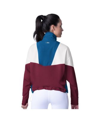 Women's Burgundy/Navy Colorado Avalanche Tessa Full-Zip Jacket