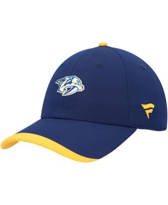 Fanatics - Men's Navy/Gold Nashville Predators Authentic Pro Rink Pinnacle Adjustable Hat