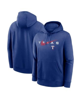 Nike - Men's Royal Texas Rangers Swoosh NeighborHOOD Pullover Hoodie