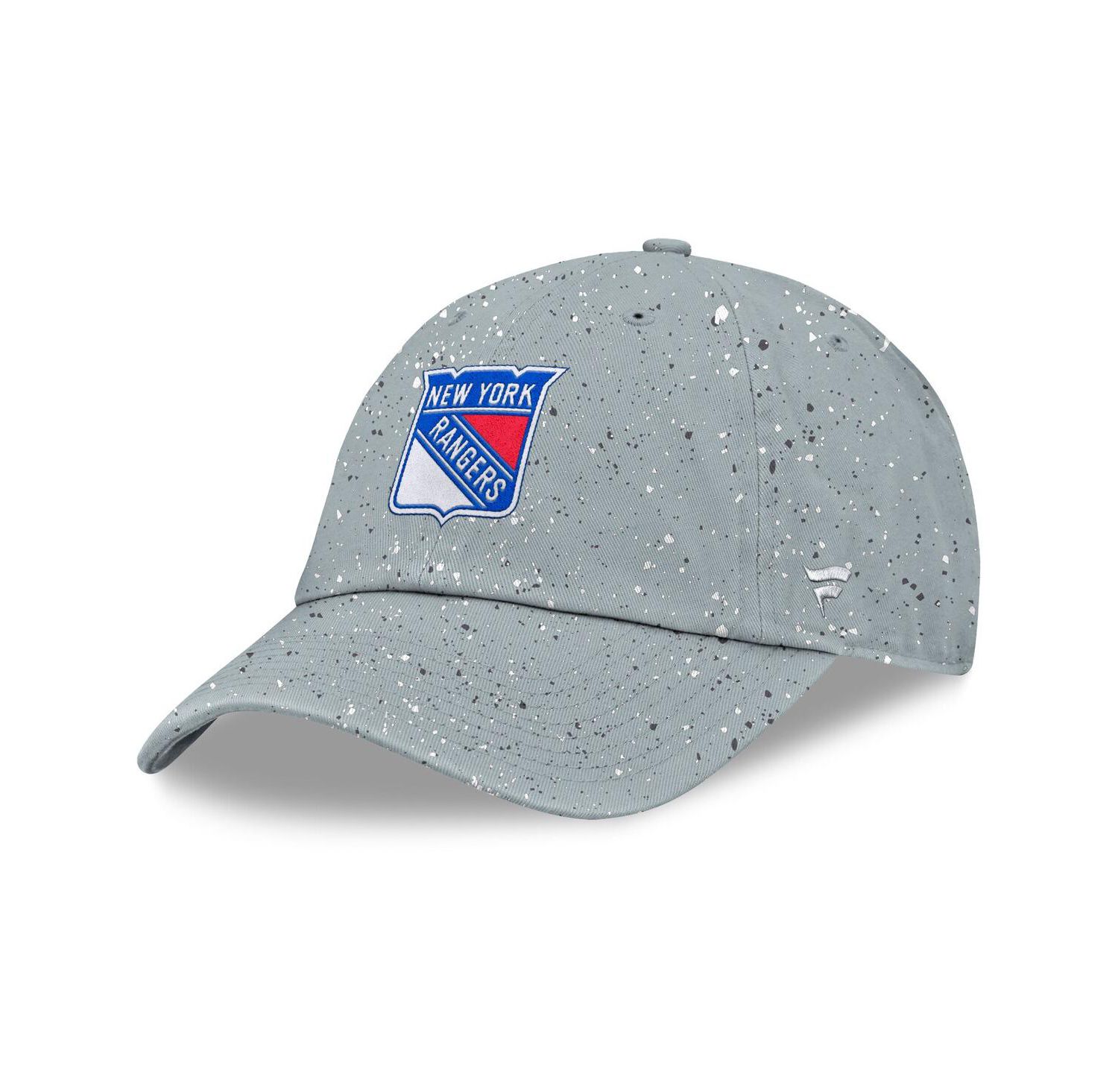 Women's Gray New York Rangers Heritage Snow Day Speckle Adjustable Hat