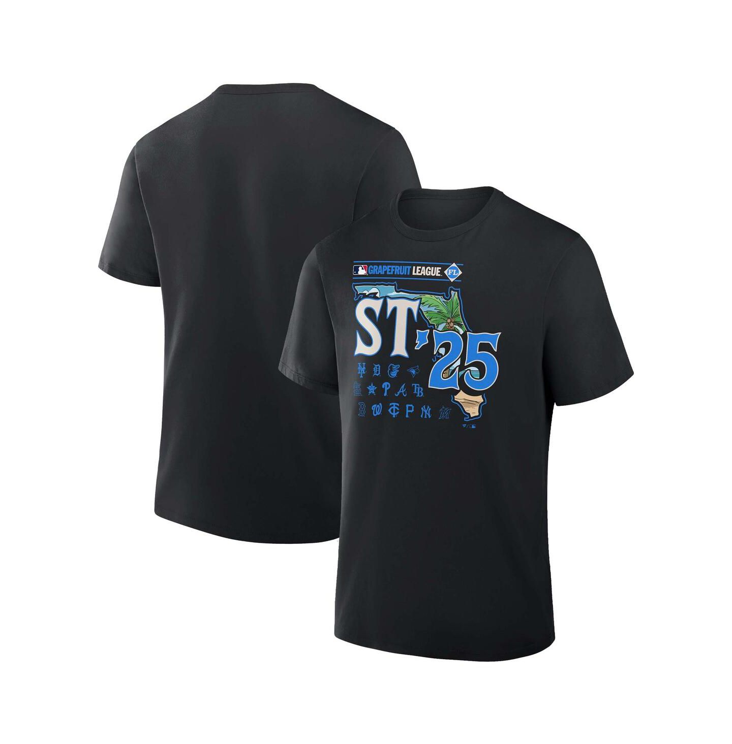 Мужская футболка Fanatics Black 2025 Spring Training Grapefruit League Local Favorite — фото 1