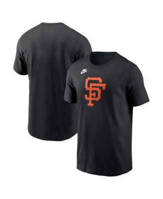 Nike - Men's Black San Francisco Giants Cooperstown Collection Team Logo T-Shirt