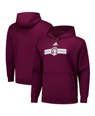 adidas - Men's Maroon Texas A M Aggies Hero Fleece Pullover Hoodie