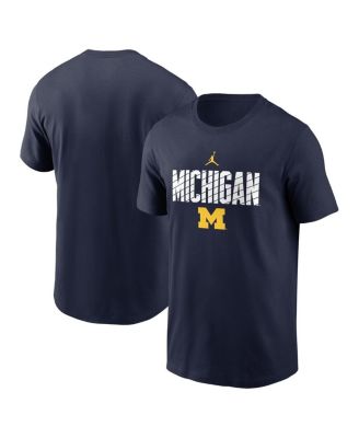 Jordan - Men's Navy Michigan Wolverines Campus Endzone T-Shirt