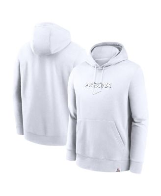Nike - Men's White Arizona Wildcats Statement Wordmark Lockup Pullover Hoodie