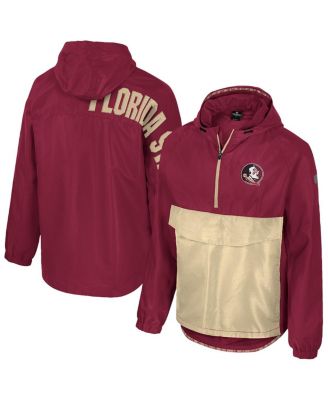 Colosseum - Men's Garnet Florida State Seminoles Reloaded Anorak Half-Zip Jacket
