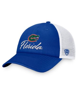 Top of the World - Women's Royal/White Florida Gators Charm Trucker Adjustable Hat