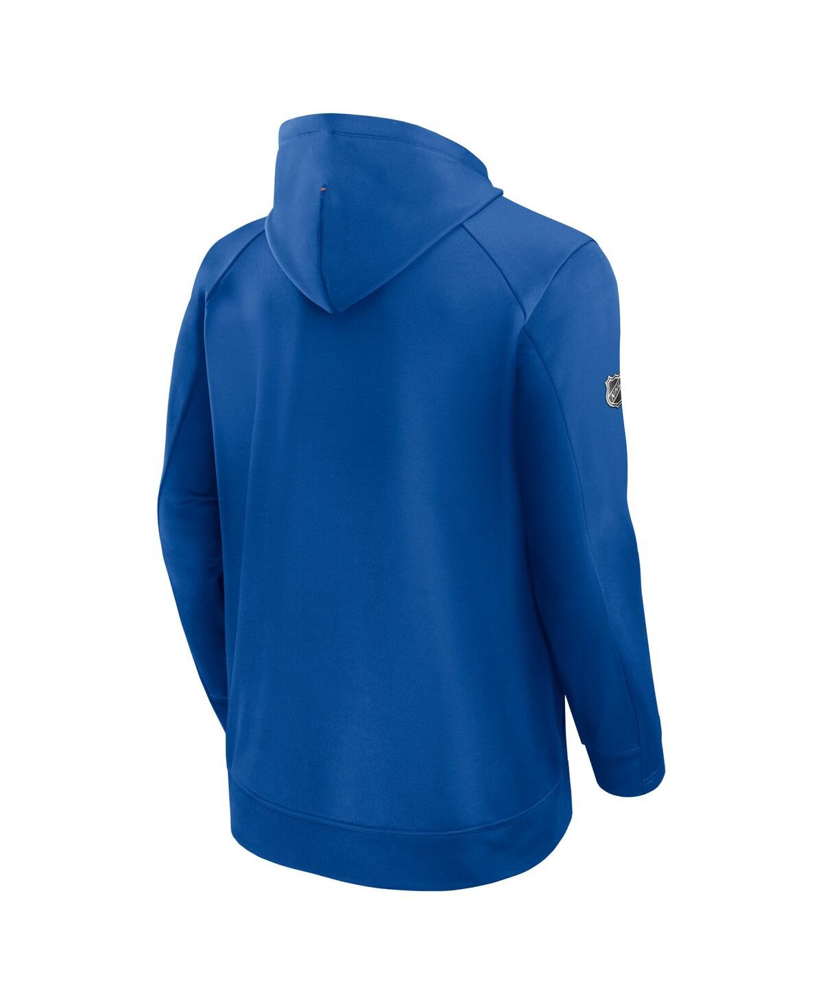 Fanatics Men's Royal New York Islanders Authentic Pro Rink Fleece Pullover Hoodie In Royal