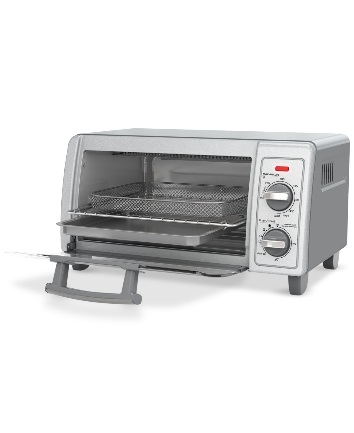 Black & Decker 4-slice Convection Toaster Oven In Stainless Steel