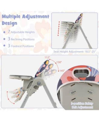3-In-1 Convertible Baby High Chair for