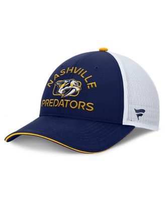 Fanatics - Men's Navy/White Nashville Predators Authentic Pro Rink Trucker Hat