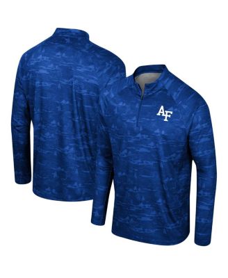 Colosseum - Men's Royal Air Force Falcons Carson Raglan Quarter-Zip Jacket