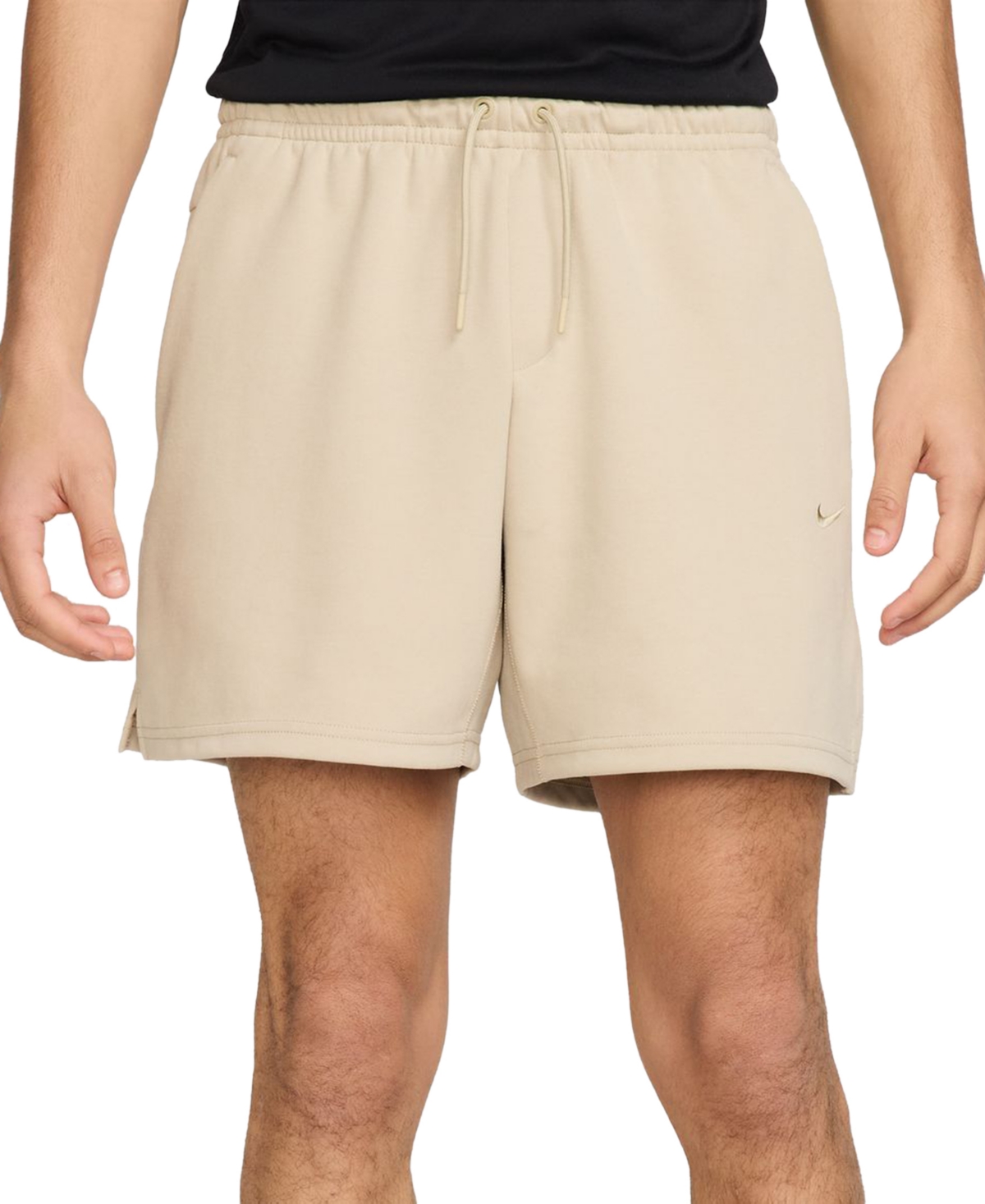 Nike Men's Primary Fleece Dri-fit Relaxed-fit Uv 7" Performance Shorts In Desert Khaki,desert Khaki