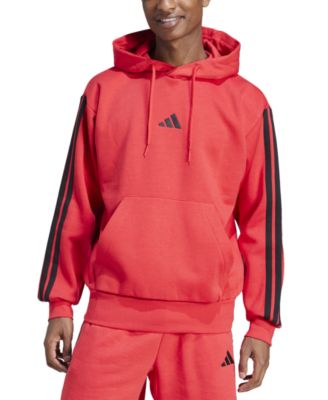 Men's Essential Three-Stripes Fleece Hoodie