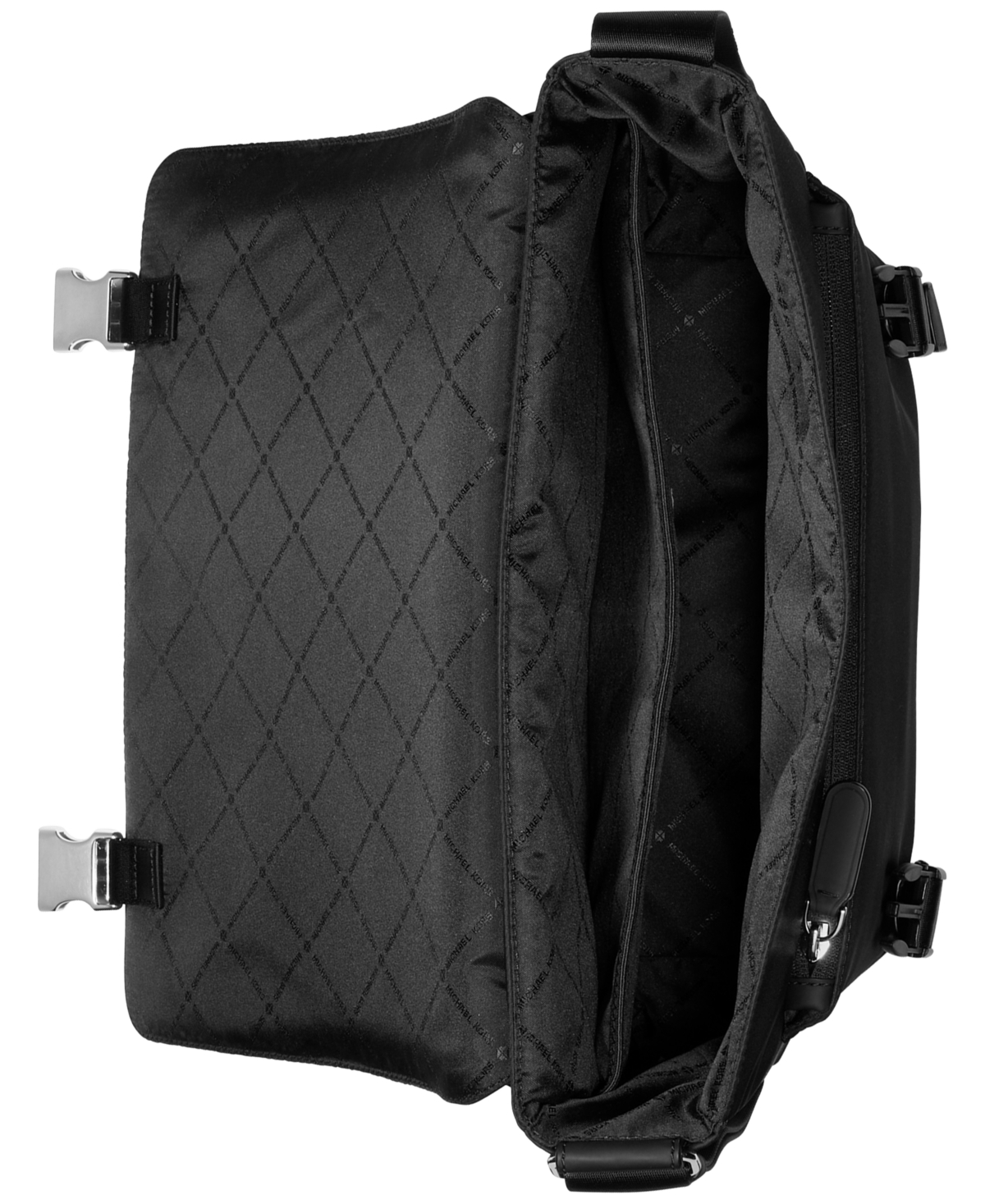 Michael Kors Men's Malone Logo Cargo Messenger Bag In Black