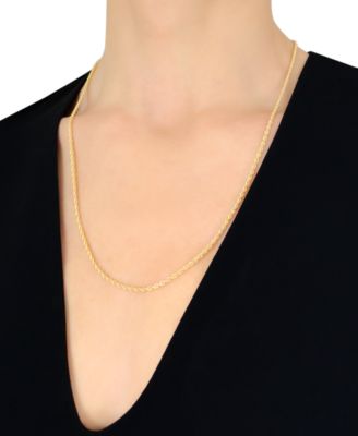 Sparkle Rope 22" Chain Necklace (2mm) in 14k Gold