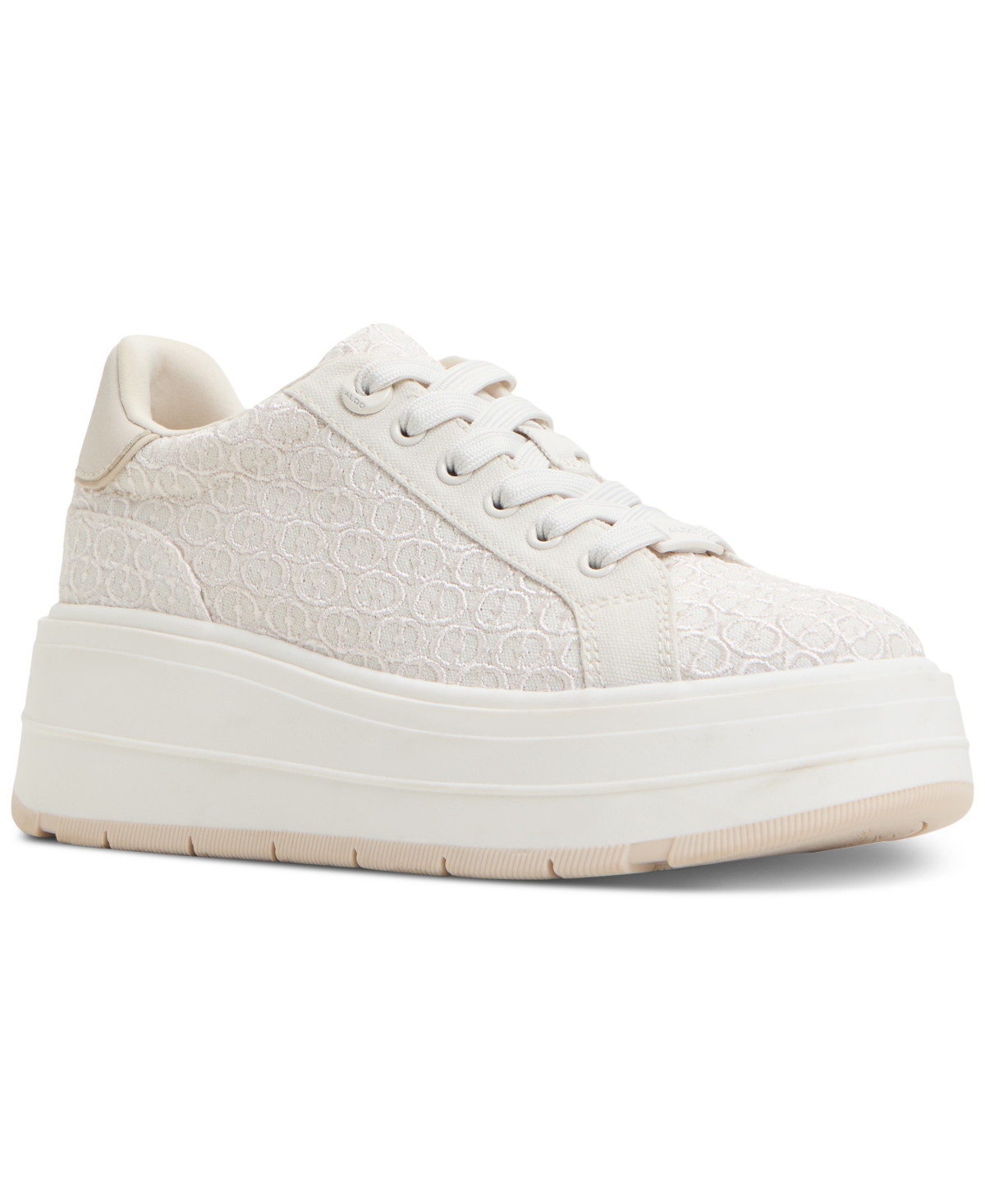 Shop Aldo Women's Garelia Lace-up Platform Sneakers In Jacquard Multi