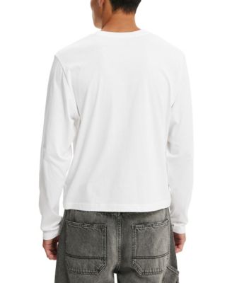 Men's Cropped Fit Long Sleeve T-Shirt