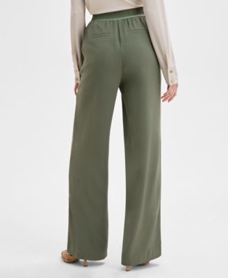Women's Straight-Leg Pull-On Pants, Exclusively at Macy's
