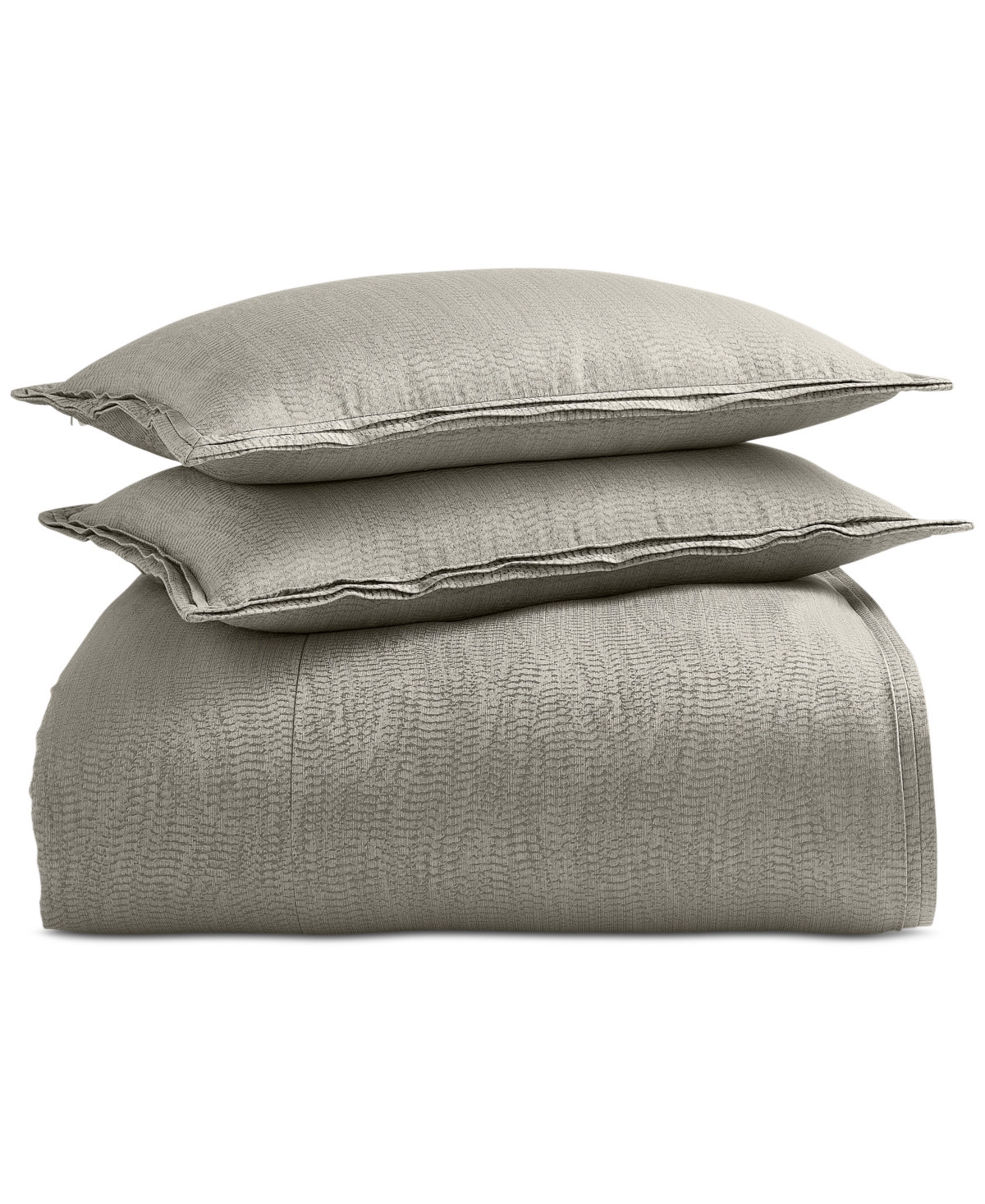 Hotel Collection Refraction Comforter Set, King, Exclusively At Macy's In Gray