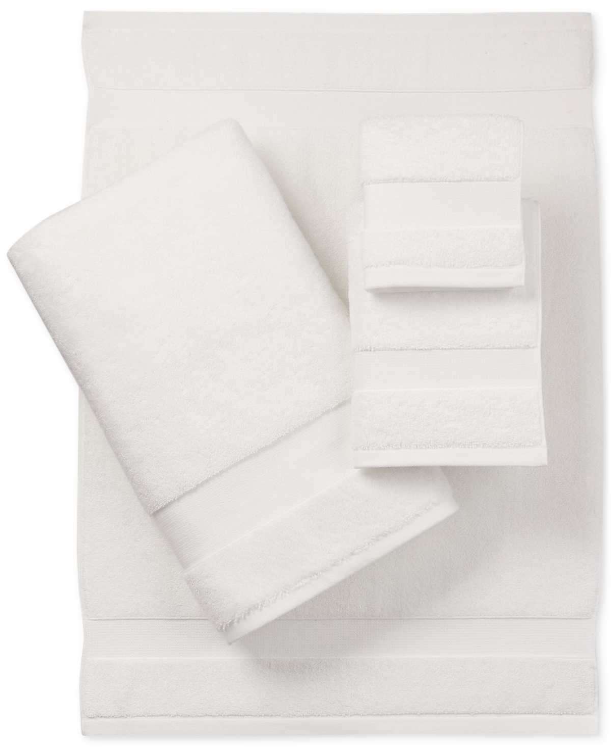 Ralph Lauren Watson Cotton Wash Cloth In White