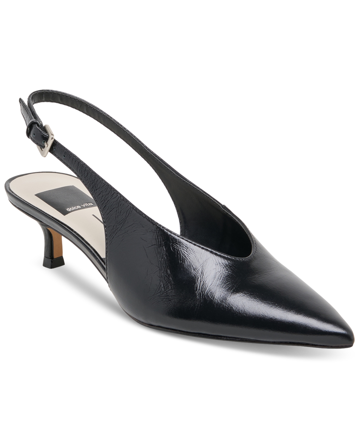 Dolce Vita Alenna Slingback Pointed Toe Kitten Heel Pump