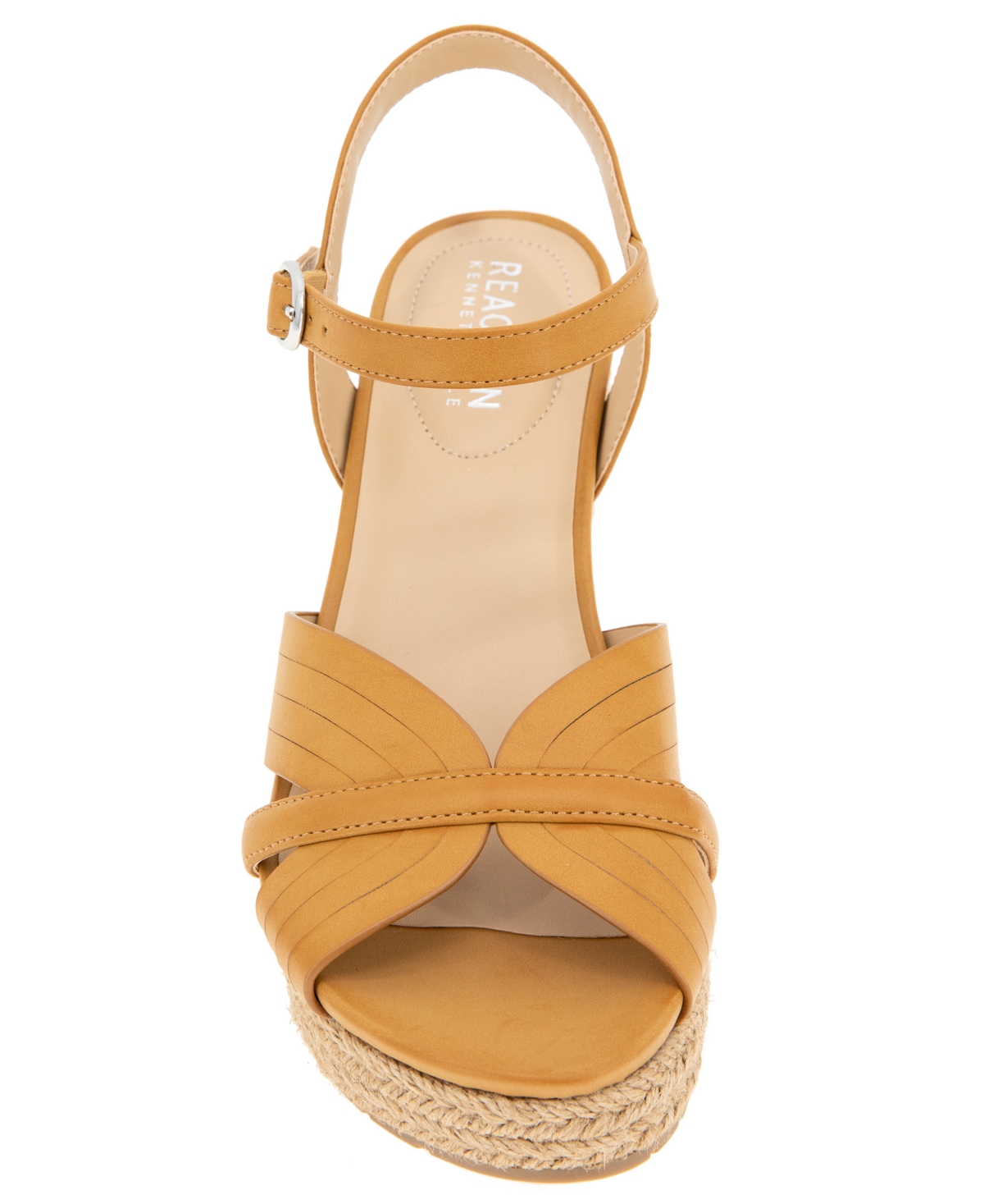 Kenneth Cole Reaction Women's Comi Almond Toe Wedge Sandals In Camel