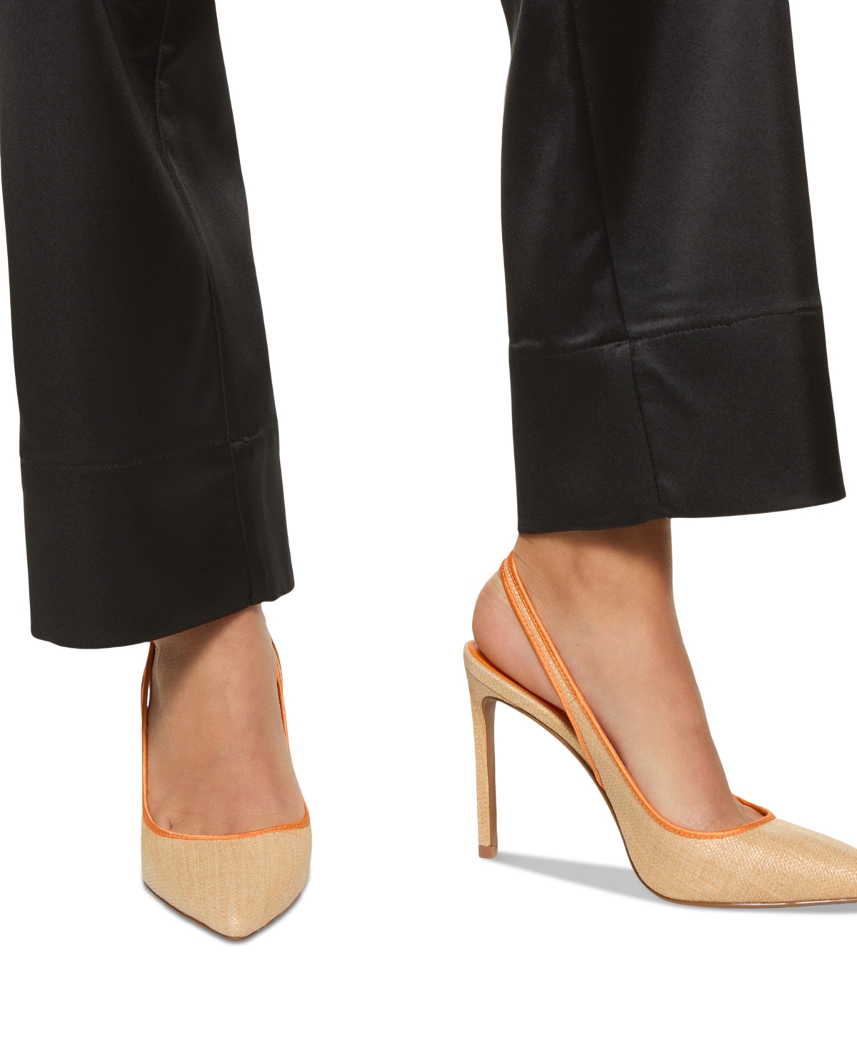 Shop Aldo Women's Lalasling Pointed-toe Slingback Pumps In Natural Raffia
