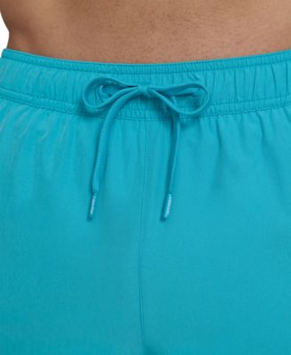 Men's Core Euro Regular-Fit Quick-Dry 5" Swim Trunks with Compression Short Liner