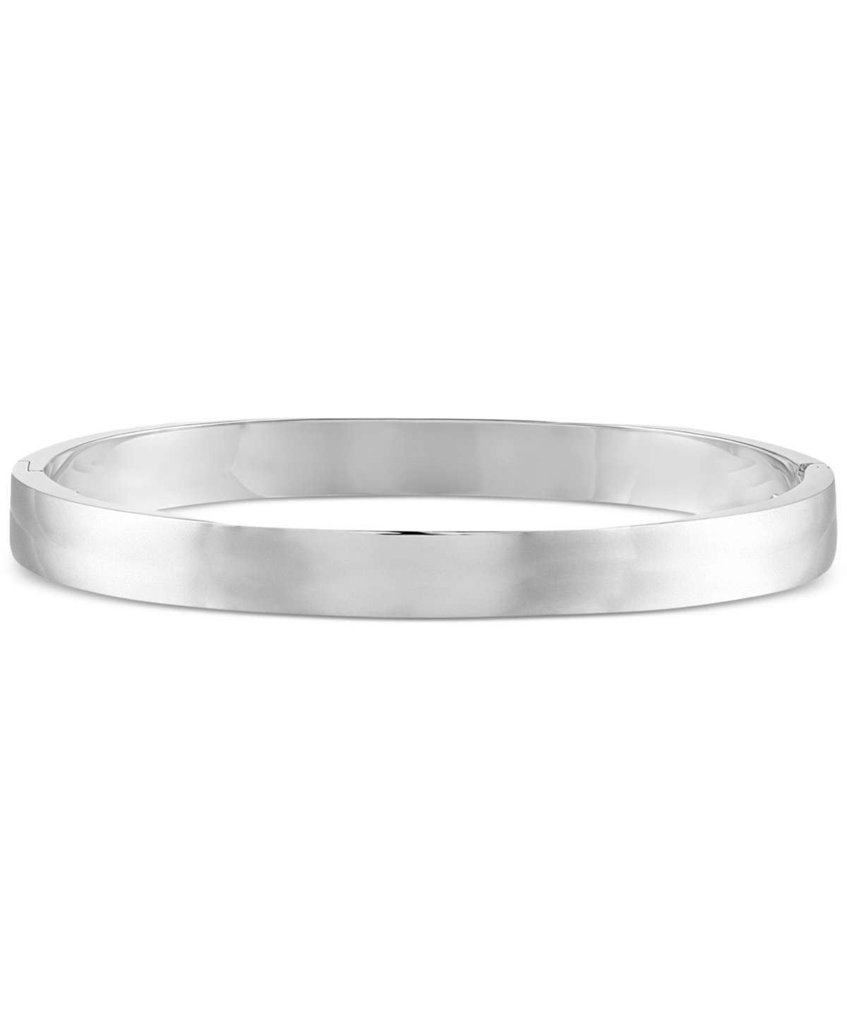 Stainless Steel Bangle Bracelet - Silver