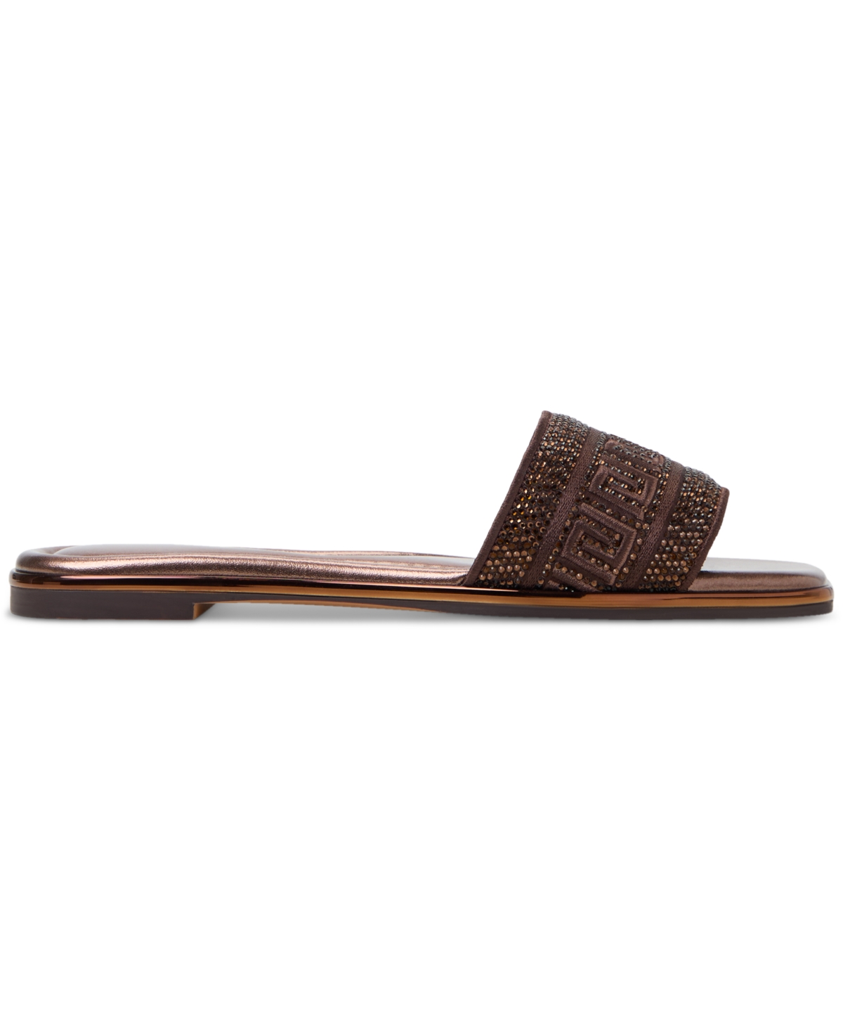 ALDO WOMEN'S OCEANIA EMBROIDERED SLIDE FLAT SANDALS 