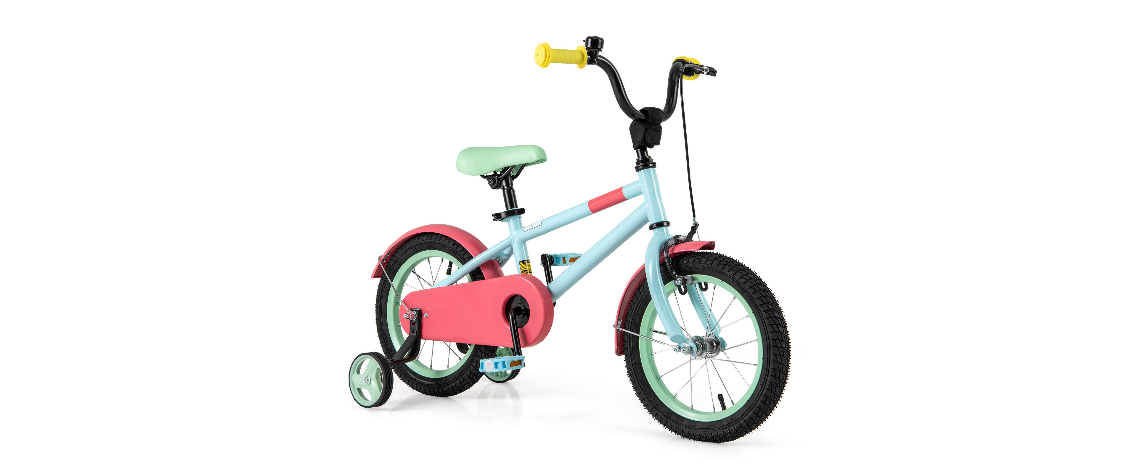 Kids Bike with Adjustable Handlebar and Saddle for 4-8 Years Old