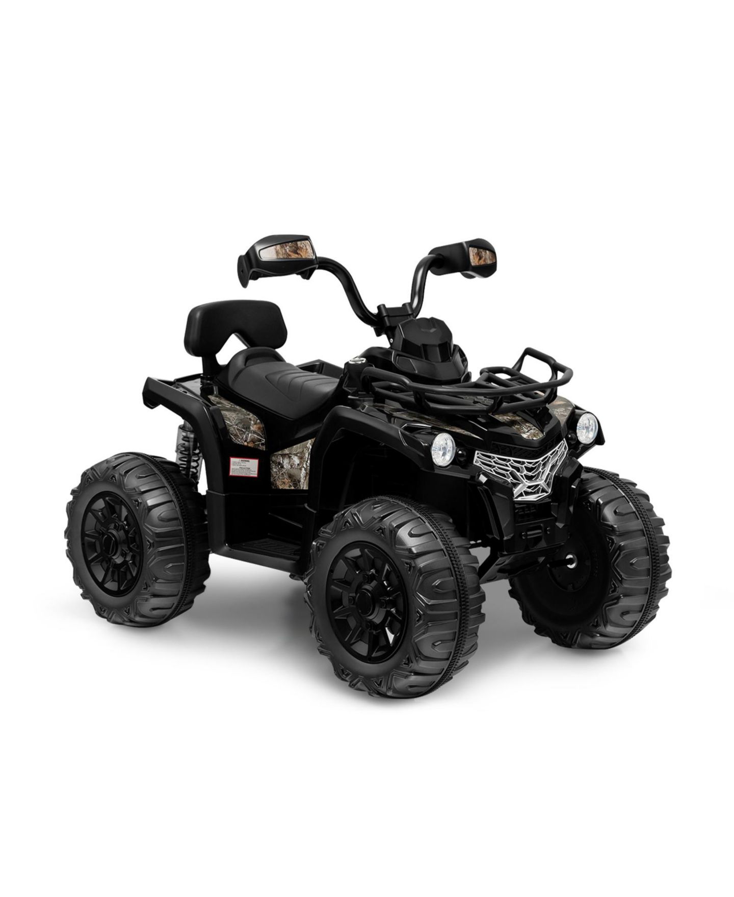 Детская игрушка Slickblue 12V Kids Ride On ATV 4 Wheeler with MP3 and Headlights, цвет: Чёрный — фото 1