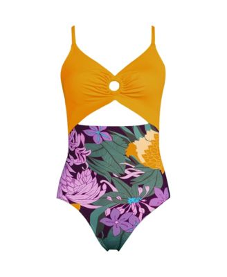 Women's O-Ring Monokini One Piece Swimsuit