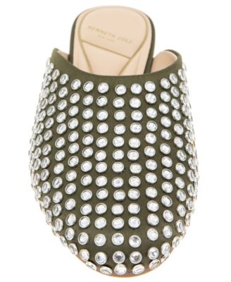 Women's Almond Toe Saddie Mules