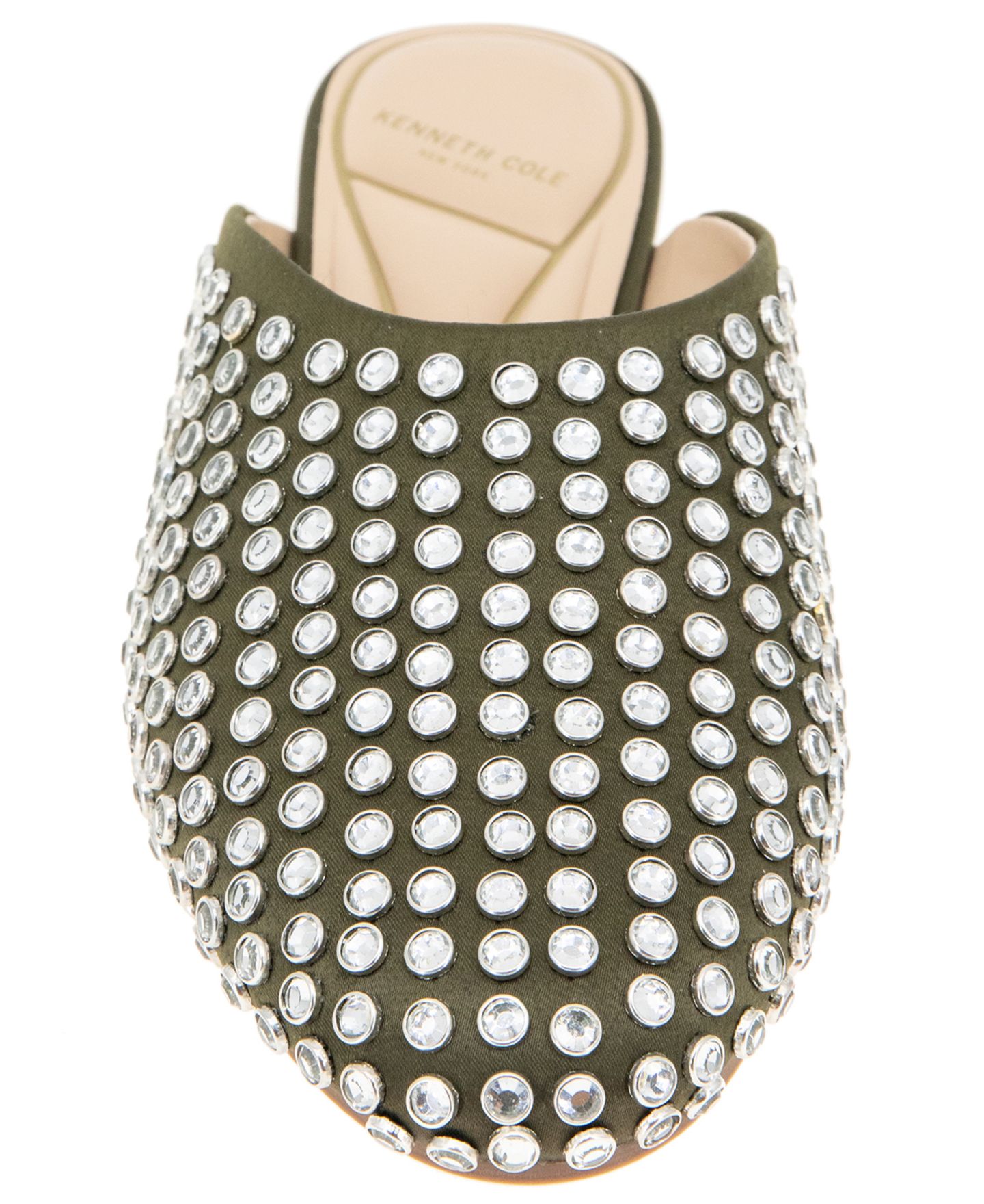 Женские сабо Kenneth Cole New York Almond Toe Saddie Mules, цвет: Оливковый — фото 7