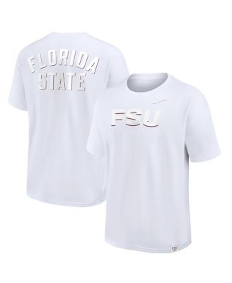 Nike - Men's White Florida State Seminoles 2-Hit Statement Max90 T-Shirt