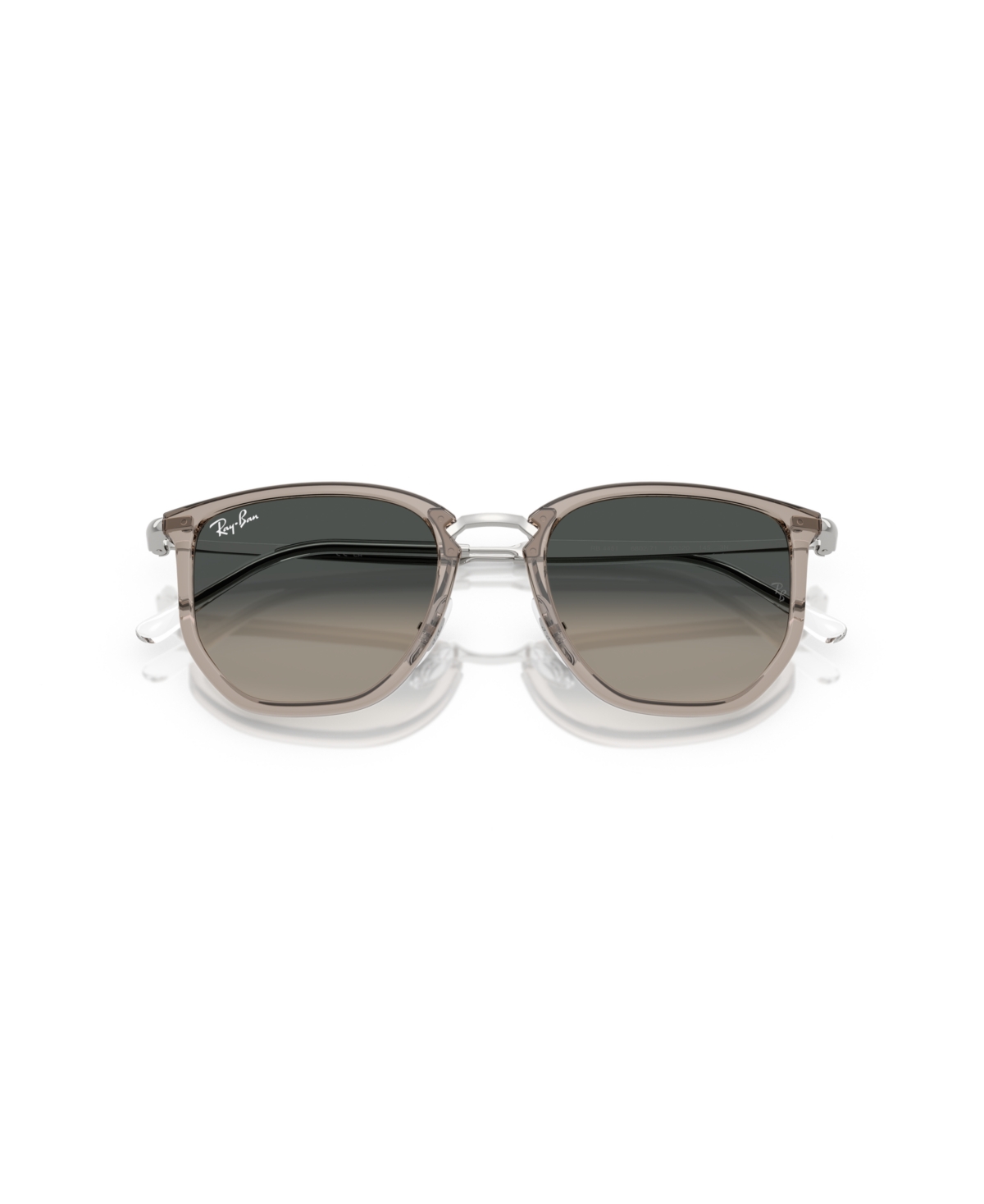 Ray Ban Rb4451 Sonnenbrillen Silber Fassung Grau Glas 53-20 In Transparent Gray