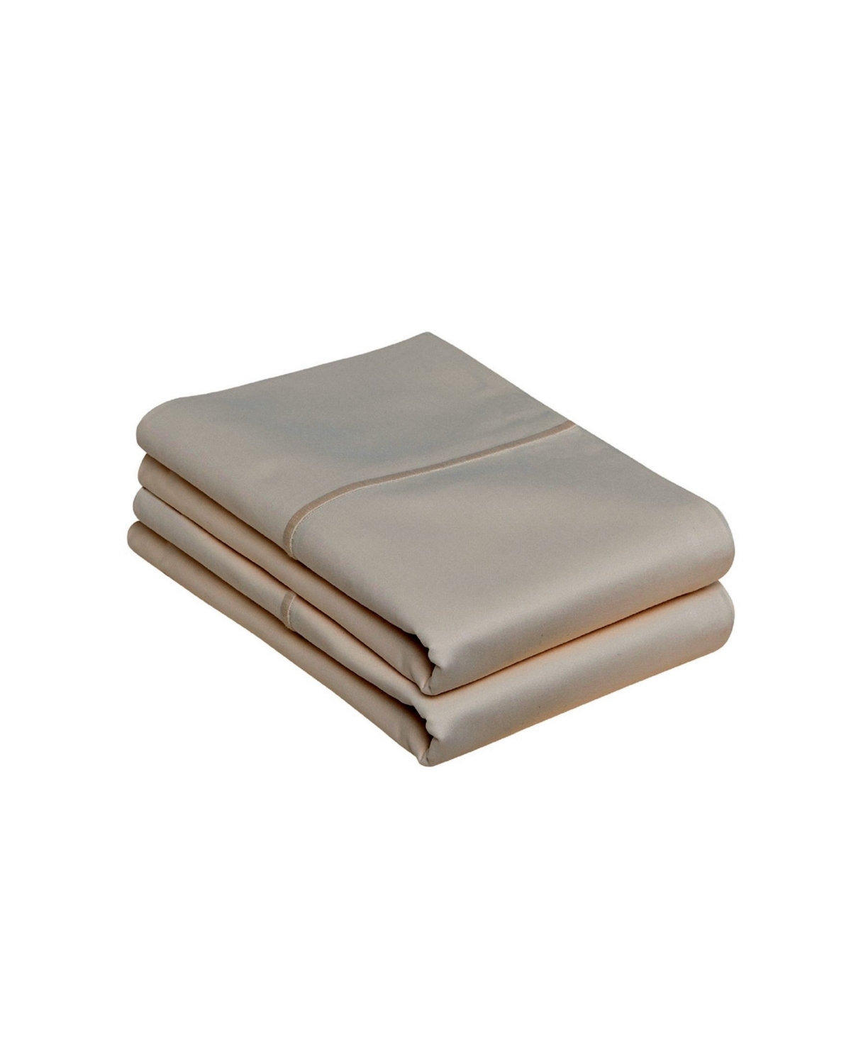 CottonWorks 1000 Thread Count 100% Pima Cotton Sateen Pima Cotton Pillowcase Pair, King - Natural