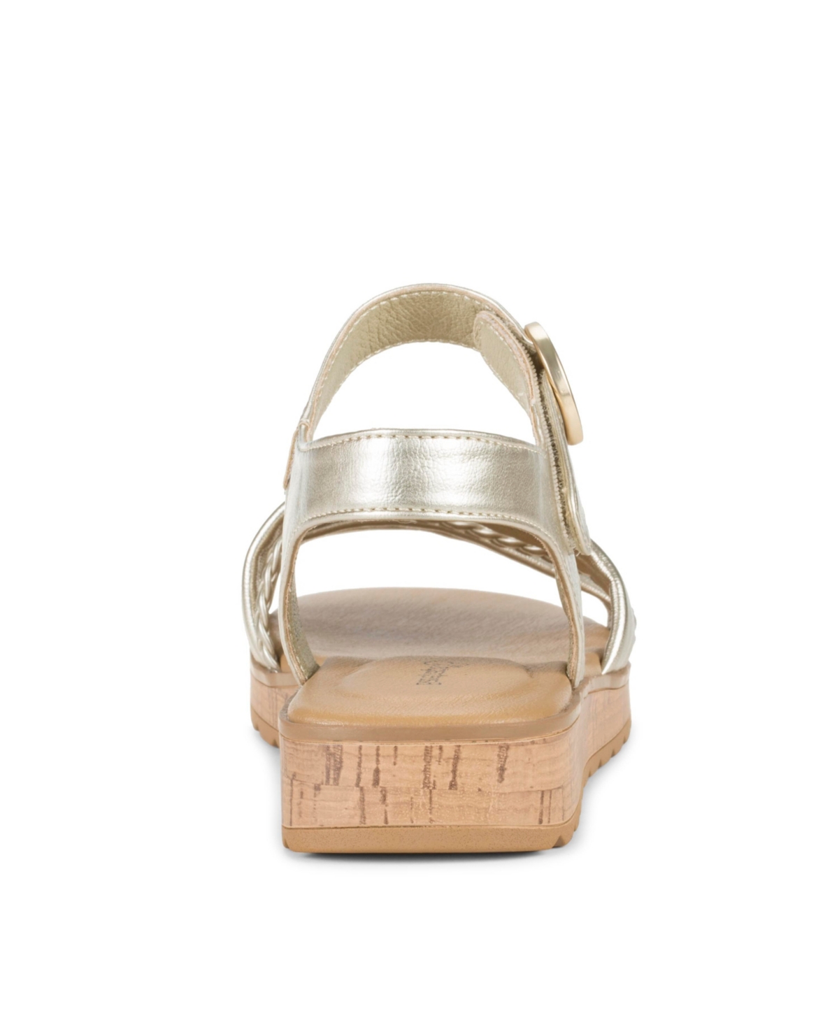 Baretraps Women's Gwyneth Slide On Wedge Sandals In Champagne