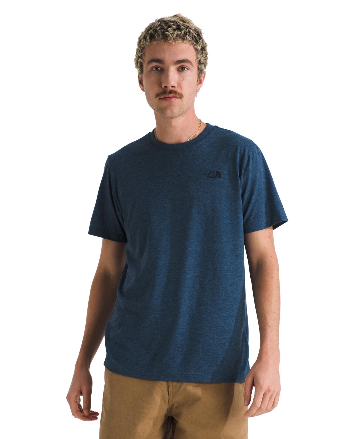 THE NORTH FACE MEN'S SHORT SLEEVE TRI-BLEND T-SHIRT 