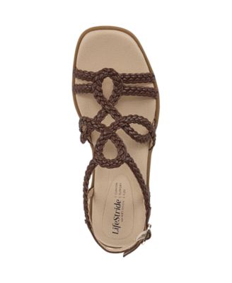 Women's Reagan Open Square Toe Strappy Slingback Sandals