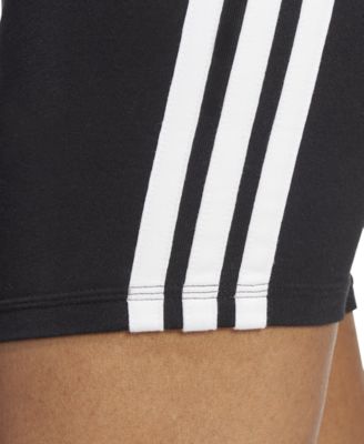 Women's Essentials 3-Stripe High-Rise Bike Shorts